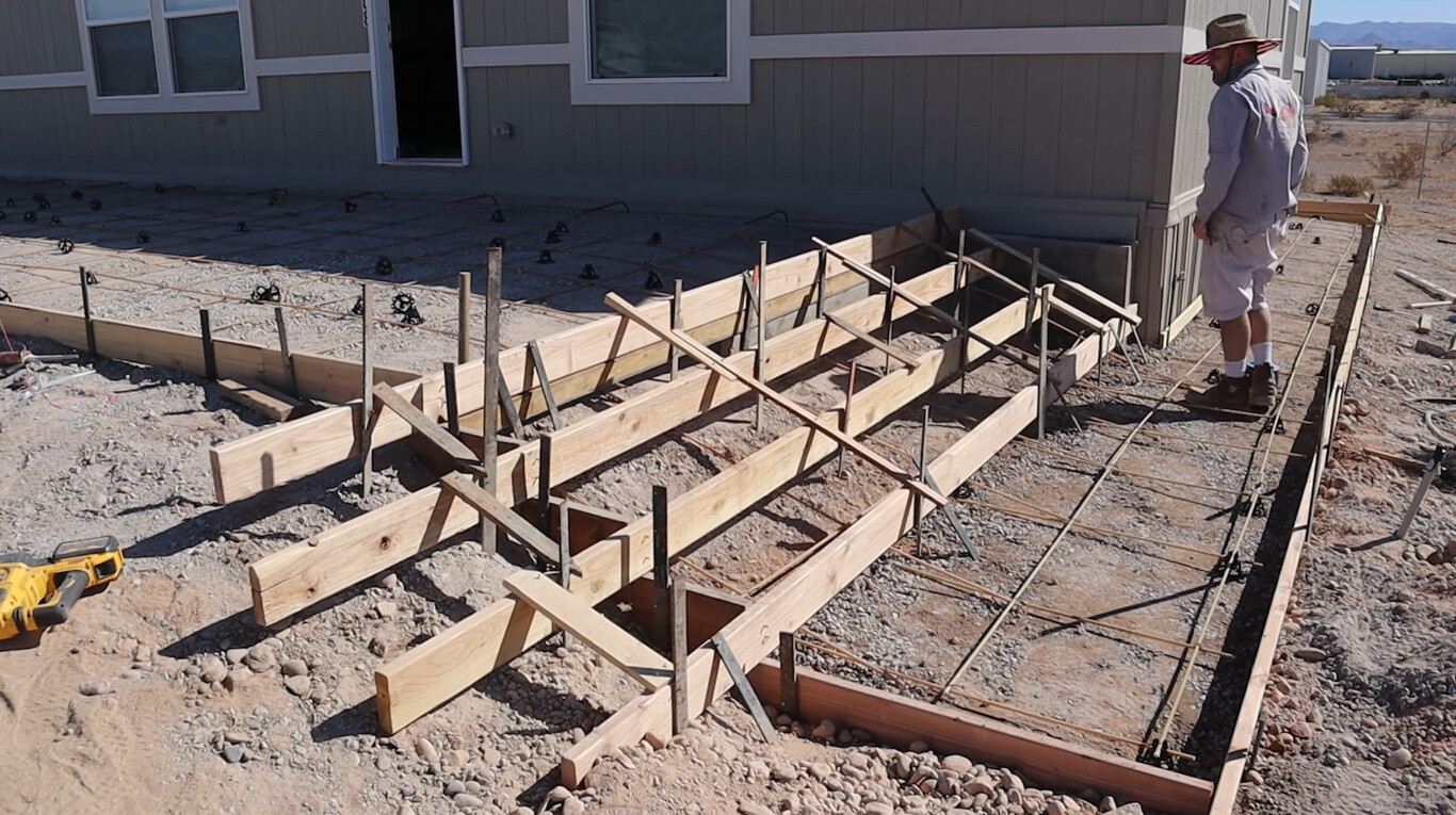 Precision wooden forms for concrete foundation installation