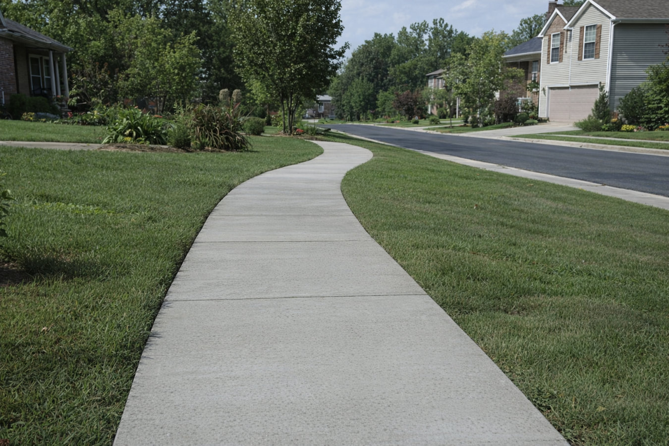 Concrete sidewalk building in Simi Valley, CA